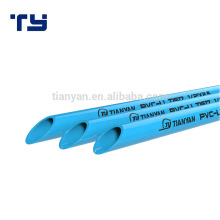 Manufacturer Good Quality Blue Color PVC UPVC Plastic TIS Standard Water Supply Rubber Pipe